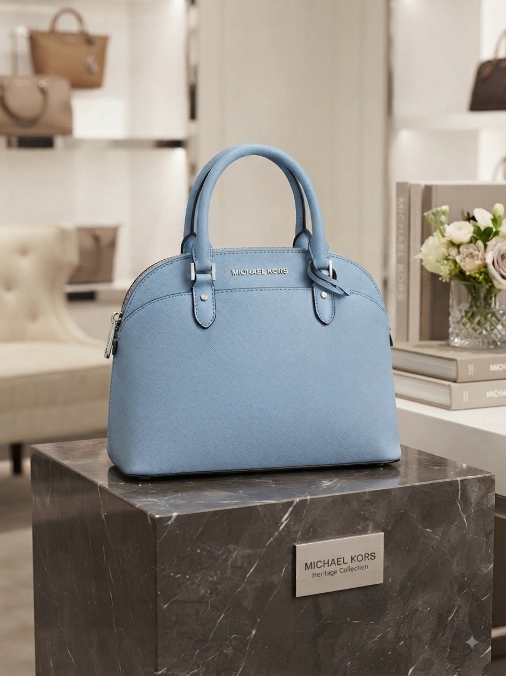 Michael Kors Emmy Small Dome Satchel